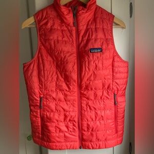 Patagonia Women's Bright Red Nano puff vest size S